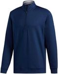 adidas Men's Classic Club 1/4 Zip Sweatshirt Hooded, Collegiate Navy, S
