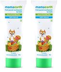 Mamaearth Fruit Punch Toothpaste - 50g | Infused with Sorbitol, Silica & Glycerin | Promotes Healthy Teeth & Gums, Free from Fluoride & SLS, 100% Natural (Pack of 2)