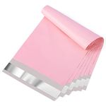 Metronic Poly Mailers 6x9 100PC,Small Shipping Bags for Small Businesses, Strong Adhesive Shipping Envelopes for Clothing, Waterproof Mailers Poly Bags for Shipping, Packages Bags Light Pink