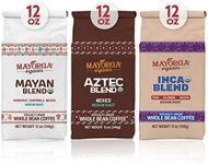 Mayorga Coffee Gift Pack of 3, 12 oz bags - Medium Roast Sampler Pack - Mayan Blend, Aztec Blend, & Inca Blend - 100% Arabica Whole Bean Organic Coffee - Specialty Grade, Non-GMO, Direct Trade