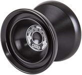 Duncan Toys 9256SE-M Windrunner Yo-Yo [Black] - Pro Level Aluminum Yo-Yo with Double Rim, Concave Bearing, SG Sticker Response