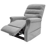 Pro Rider Mobility Babbington Rise and Recline Chair 48hr Delivery Single Motor Electric Recliner (23st/150KG Max User Weight) (Grey)