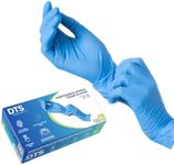 DTS PROTECT Nitrile Gloves - Disposable Gloves Box of 100 - Blue Gloves - Free from Latex Gloves - PPE Gloves, Sterile Gloves, Medical Gloves and Surgical Gloves (Small)