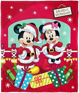 Northwest Silk Touch Throw Blanket, 50" x 60", Mickey Mouse - Mickey Workshop