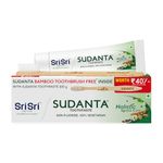 Sri Sri TATTVA shuddhta ka naam Sudanta Ayurvedic Herbal Toothpaste-All Natural,Fluoride Free Tooth Paste Cloves,Cinnamon,Bakul & More-200G (Pack Of 1),For Kids & Adults-Fresh Breath