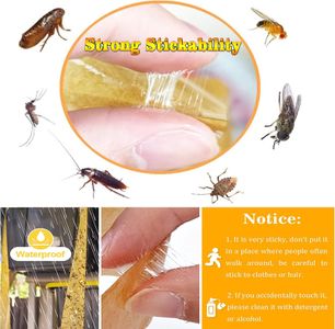 Torchtree Fly Trap Indoor Set – 18 Fly Paper Strips for Home Use