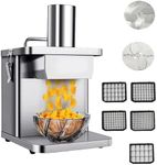 LSyySy Heavy Duty 304 Stainless Steel Commercial Vegetable Dicer Electric Fruit Dicing Machine Electric Carrot Potato Onion Granular Cube Cutting Shredder Food Processor