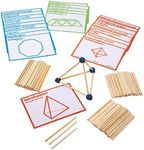 Fun Express Stem Stick Structures - 174 Pieces - Educational and Learning Activities for Kids