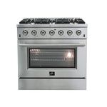 Freestanding Gas Range Convection Oven