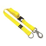 Universal Trunk Strap by Wrap-It Storage - 6.5 ft. Trunk Strap (Yellow) - Heavy Duty Trunk Tie Down Strap with Hook for Car Trunks to Secure Cargo Load