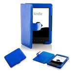 FOREFRONT CASES Cover for Amazon Kindle (4th & 5th Generation - 2012 Model) Case Cover Folio Stand - Extra Padded Rugged & Full Device Protection - Blue