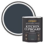 Rust-Oleum Black Kitchen Cupboard Paint in Matt Finish - Black Sand 750ml