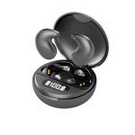 Loluka Comfortable Sleep Earbuds for Sleeping Side Sleeper Bluetooth Sleep Buds True Wireless Mini Small Earbuds Stereo Clear Calls IPX5 Waterproof Invisible Smallest Earbuds Headphones Black