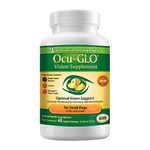 Ocu-GLO Vision Supplement for Dogs by Animal Necessity - Antioxidant Vision - Protect Against Diabetic Cataracts and Age-Related Eye Problems - Small Dogs (10 lbs and Under) - 45 Gelcaps