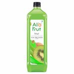 AloFrut Kiwi Aloe Vera Chunks & Juice 1000 ml Pack of 12 | Fruit Juice Mai Aloevera Chunks | Healthy Hai Isme Aloevera Hai | Ready To Serve Drink