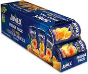 Jumex Mango and Peach Nectar Fridge Pack, Two Varieties in One Convenient Package, 11.3 Fl Oz Cans (Pack of 12)