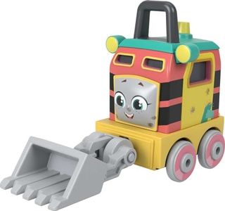 Thomas & Friends Il Trenino Thomas - Sandy il Veicolo di Servizio Locomotiva a Ruota Libera Locomotiva Giocattolo Die-Cast a Spinta, Giocattolo per Bambini 3+ Anni, HGR51
