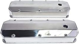 A-Team Performance - Tall Fabricated Aluminum Valve Covers - Compatible with Big Block BBC Chevy 396 402 427 454 Polished