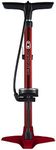 Gem Floor Pump - Stamped Base - Red