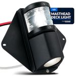 Five Oceans Masthead LED Deck Spreader Light Waterproof Vertical Mount Combination Navigation Lights FO-3837
