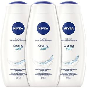 NIVEA Creme Soft Body Wash, 3x500mL