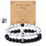 XIANNVXI Couple Gifts Ideas Couples Bracelets His And Hers Gifts Valentines Day Gifts For Him Her Boyfriend Girlfriend Women Men Bf Gf I Love You Gifts