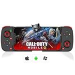 Phone Game Controller for iPhone, MFi Wireless Mobile Gamepad Bluetooth Joysticks for Android/iOS/PC, iPhone 15 14 13/Mini/Pro Max, 12, 11, for Samsung Galaxy, Nokia, OPPO, Google, Direct Play (Blcak)