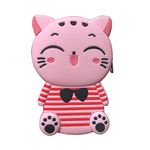 KC Tiny Multi-Function Soft Silicone Mini Coin Purse Bag for Earphones, Lipsticks Pendrive, Keys (Pink)