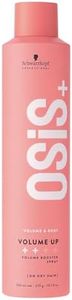 Schwarzkopf Professional OSiS+ Volume Up Hairspray for Instant Root Lift | Medium Hold, Adds Volume and Body for Hair | Natural Texture | For All Hair Types, 300mL