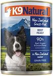 K9 Natural BPA-Free & Gelatin-Free Canned Dog Food, Beef 370g 12 Pack