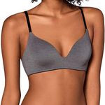 Sloggi Women's Sloggi Wow Embrace P Wireless Bra Wireless Bra, Black (Black Combination M014), L+