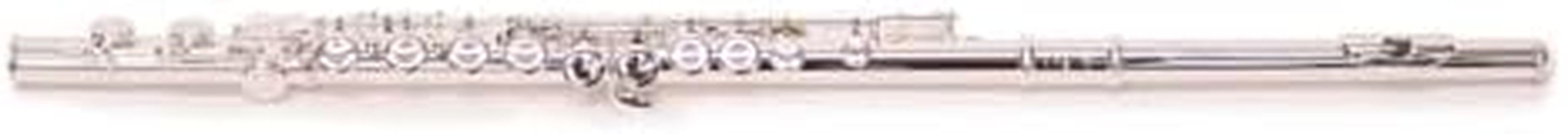 Trevor James Silver Flute Model 10XC - G Key, Closed Holes, Silver Finish
