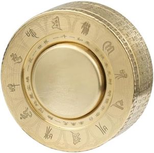 FREELOVE Metal Magnetic Paragraph Slider Fidget Ring, Mini Small Magnet Clicker Coin, Heavy Brass Relief Spinner Toys, Premium Silent Bearing, Function Haptic Block for Adults Anxiety Cool (Buddha)