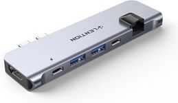 LENTION USB C Hub with Thunderbolt3(PD+Data Transfer+Video Output), 4K HDMI, USB 3.0, Gigabit Ethernet Mac Adapter Compatible 2016-2023 MacBook Pro, Mac Air, More (CS65, Space Gray)