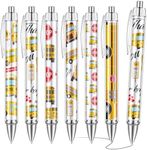 Humyoun 24 Pcs Bus Driver Appreciation Gifts Pens School Bus Ballpoint Pen Bus Driver Accessories Thank You Work Pen Birthday Gifts for Teacher's Day Men Women School Bus Driver Retired, 6 Styles