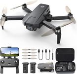 Holy Stone HS720S Drone with 4K UHD Camera for Adults, 2 Batteries 42 Mins Flight Time, 3KM Transmission, Brushless Motor, Smart Return Home, Follow Me, Under 249g, Foldable GPS Drone for Beginners