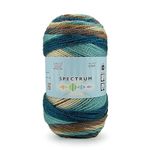 Ganga Spectrum Soft Shaded Acrylic Yarn Hand Knitting Wool I Crochet Hook Needle Thread (400 gm/1ball 100 gram Each) Shade no-814202