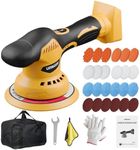 Cordless Car Buffer Polisher Compatible for Dewalt 20V Battery, Polishers & Buffers with 6 Adjustable Speed Up to 5500RPM, Car Buffer Polisher for Car Detailing/Polishing/Waxing (Battery Not Included)