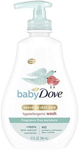 Baby Dove Tip To Toe Wash Sensitive Moisture Fragrance Free - 13 oz, Pack of 4