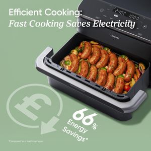 COSORI Dual Air Fryer 10L – Large Capacity Oil-Free Cooker