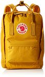 Fjallraven, Kanken Laptop 17" Backpack for Everyday, Ochre, Yellow, Laptop