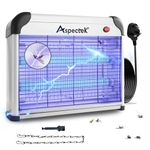 ASPECTEK Electric Bug Zapper 20W 2800V – Indoor Insect Killer & Fly Trap for Home, Kitchen and Office, UV Mosquito Killer Lamp for Flying Insects (Flies, Moths, Gnats), High Voltage Grid (UK Plug)