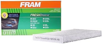 FRAM Fresh Breeze Cabin Air Filter CF11177 with Arm & Hammer Baking Soda, for Select Nissan Vehicles, white