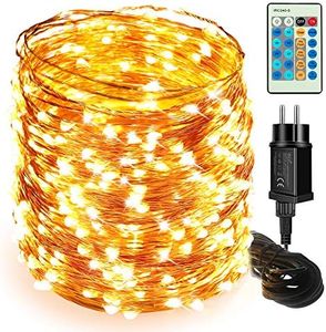 Stringa Luci Led, Moobibear 50M 500Led Impermeabile Catene Luminose Rame, Illuminazione Decorazioni per Natale, matrimonio, festa, casa, Balcone