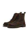 Trip Machine Company Premium Leather Men's Motorcycle Riding Boots - Derby | 3 Point Protection | Ankle, Toe & Heal Protectors | CE Certified | Light Weight | Anti Slip Sole | Lifestyle Boots (Brown, Boots Only, UK Footwear Size System, Adult, Men, Numeric, Medium, 9)