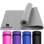 Yoga Mat Soft Foam 10mm Thick Gym Exercise Fitness Pilates Workout Mat Non Slip Grey