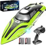 DEERC RC Boat with LED Light, 30+ M