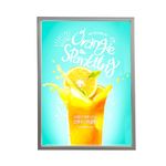 Backlit Poster Frame Backlit Picture Frame 16x24 Movie Poster Frame Backlit Frame Poster frame 0.59Inch Aluminum Profile Front-Loading Snap Frame Wall Mounting(Silver)