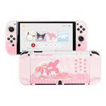 Kuitmor Switch Protective Case for Switch OLED, Kawaii Cartoon Slim Cover Case,Hard PC Protective Shell Compatible with Nintendo Switch OLED Console and Joy Con