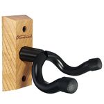 Guitar Wall Mount, Ash Hardwood Guitar Hanger, U-Shaped Guitar Wall Hanger Mount, Guitar Holder Hook Stand Wall for Acoustic, Electric Guitar, Banjo, Bass, Gift for Guitar Player Men Women Boy